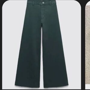 Dark green Zara jeans